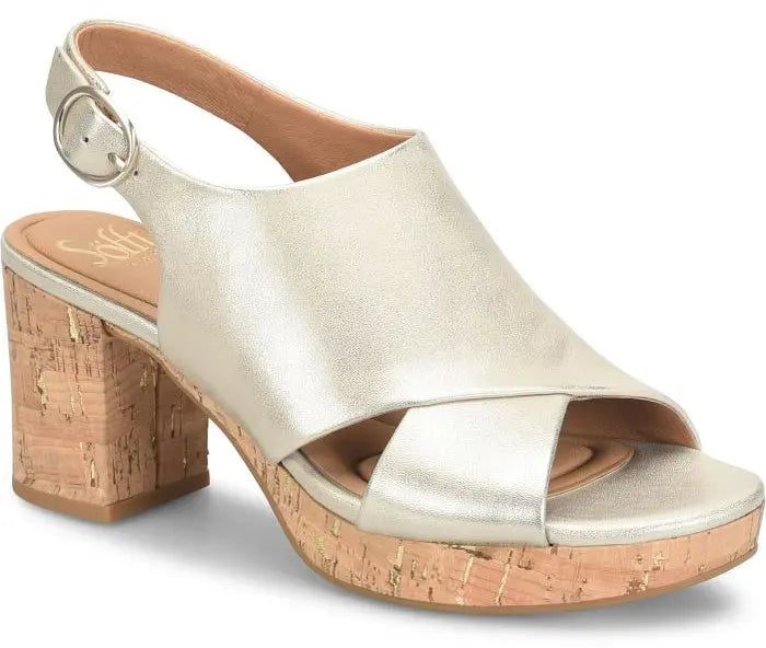 Women’s Sofft Liv – Platform Slingback Heel Sandals SOFFT