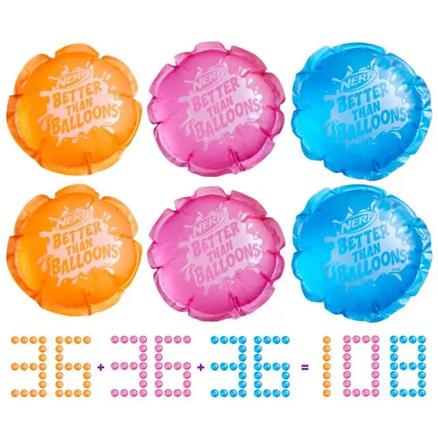 Hasbro Nerf Better Than Balloons – Easy-Fill Water Pods for Outdoor Fun HASBRO
