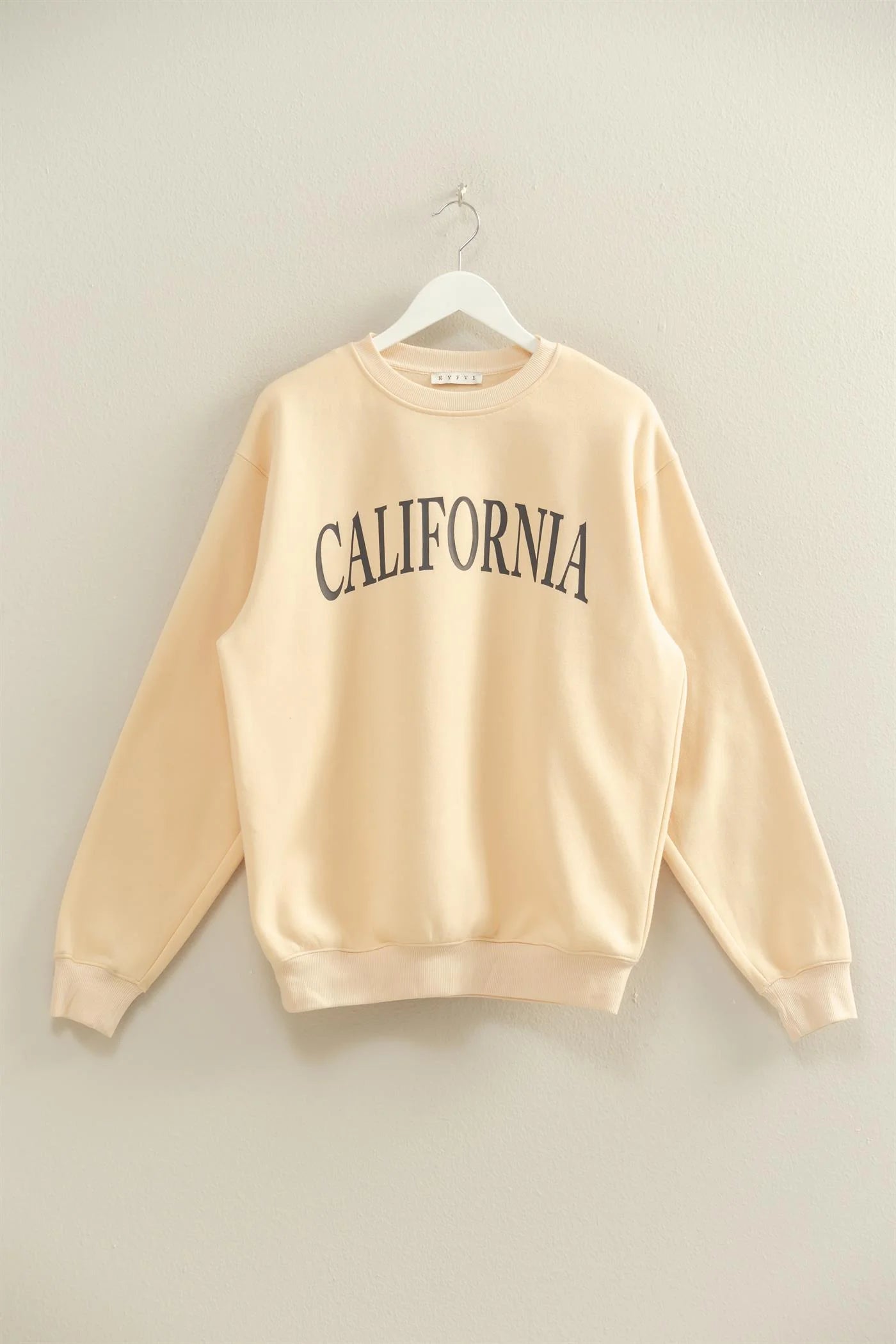 Hyfive California Dream Sweater – Relaxed Graphic Crewneck HYFIVE INC