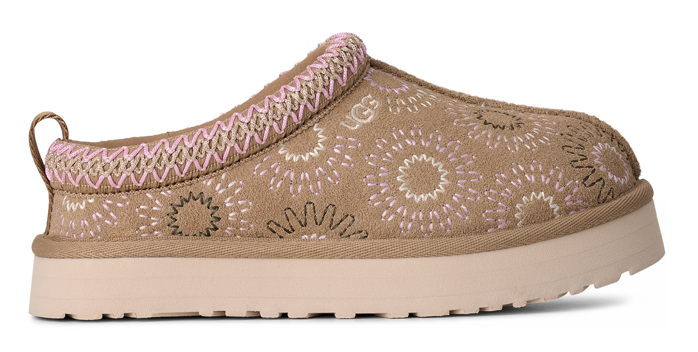 Kids’ UGG Tazz Sun Stitch – Cozy Embroidered Slip-On UGG