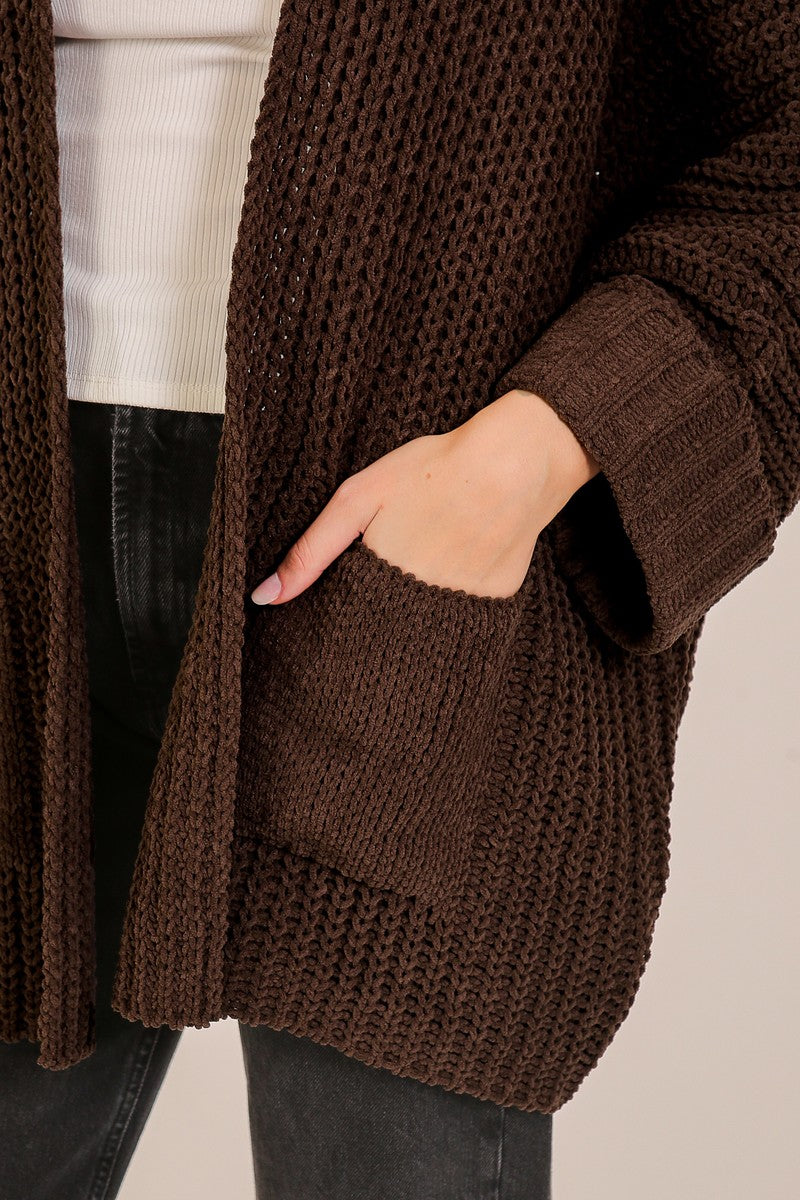 Timing Inc. Harper Haven Cardigan – Cozy Open-Front Knitwear TIMING INC