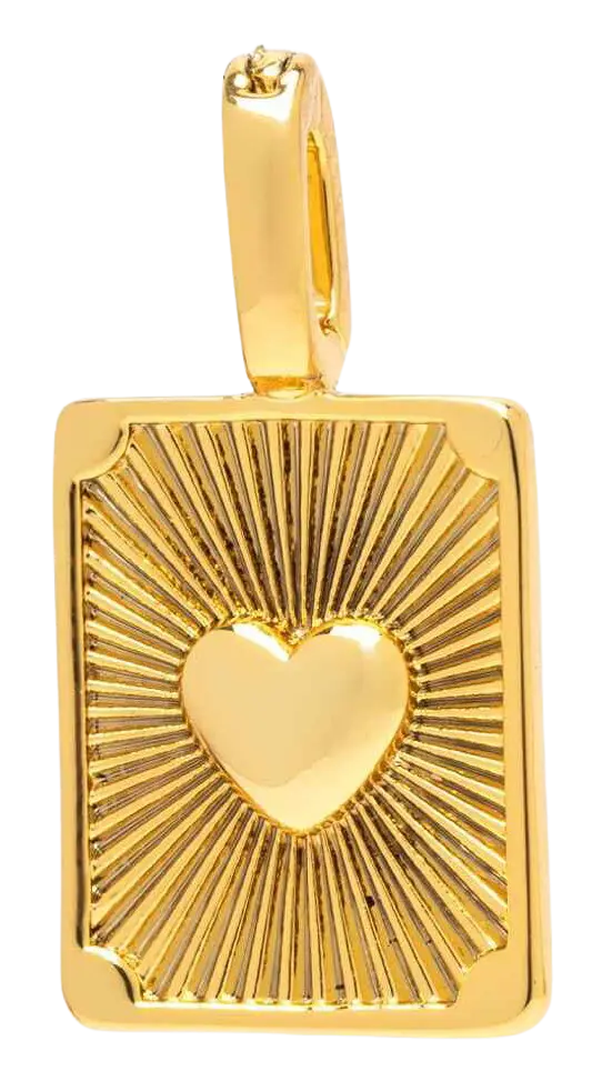 Pura Vida Harper Texture Heart Charm – Dimensional Romantic Jewelry PURA VIDA BRACELETS