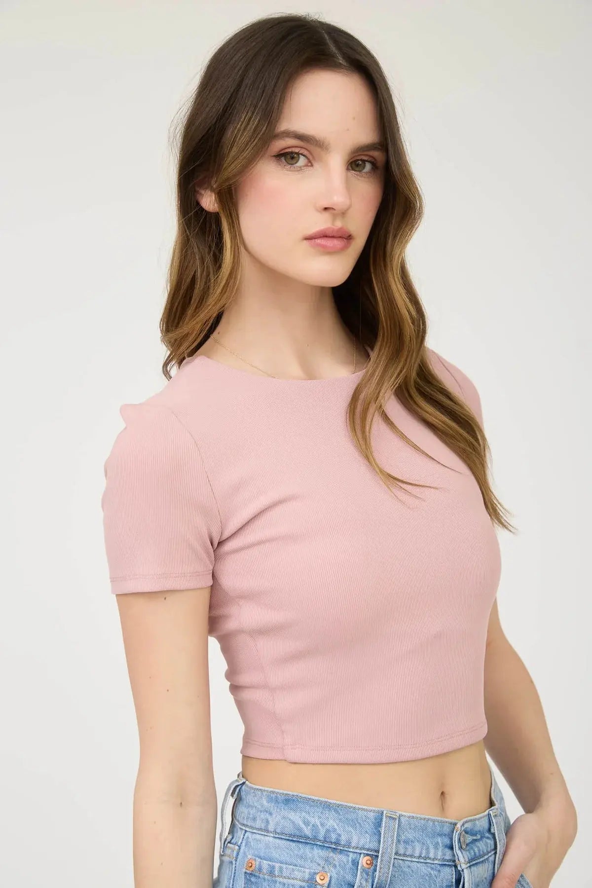Blu Pepper Basic Crop Top – Effortless, Chic & Perfect for Layering BLU PEPPER