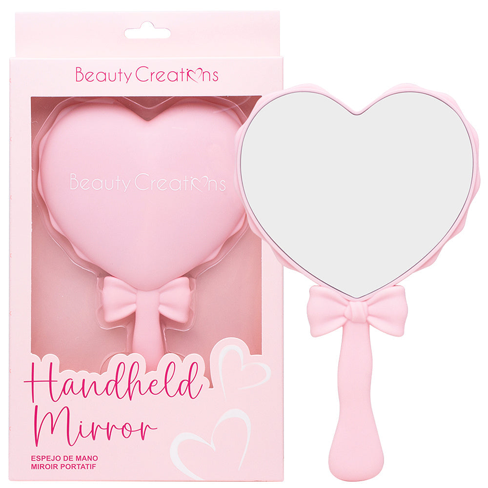 Joia Beauty Creations Handheld Mirror – Heart Shaped Makeup Mirror JOIA TRADING CO.