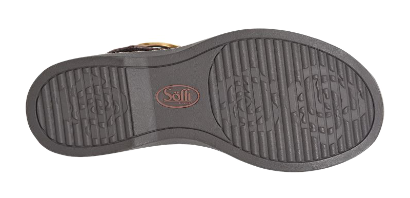 Women’s Sofft Bali – Adjustable Leather Sandal with Buckle Detail SOFFT