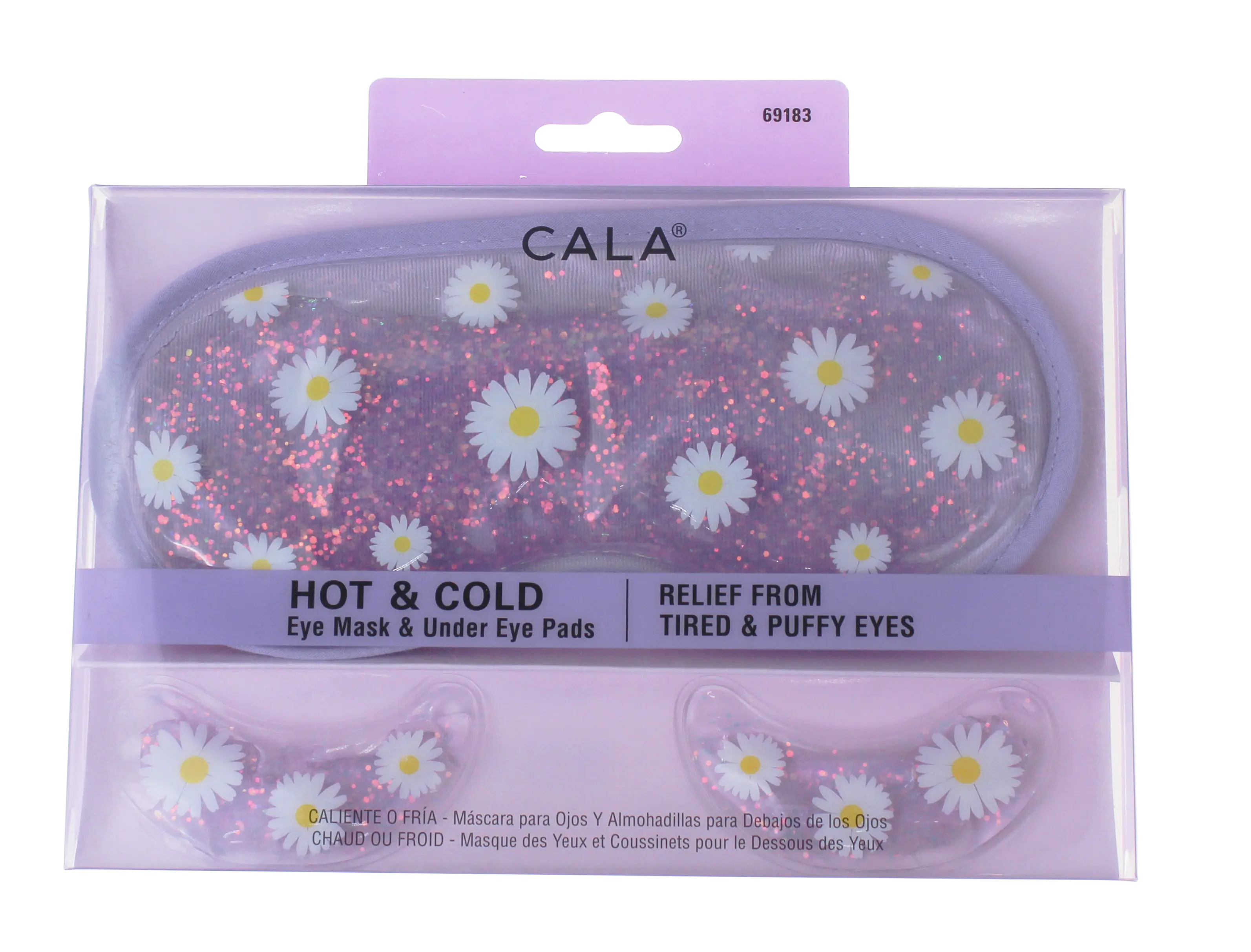 Joia Accessories Hot & Cold Eye Mask & Under Eye Pads – Relief for Tired, Puffy Eyes DAISIES / EA JOIA TRADING CO.