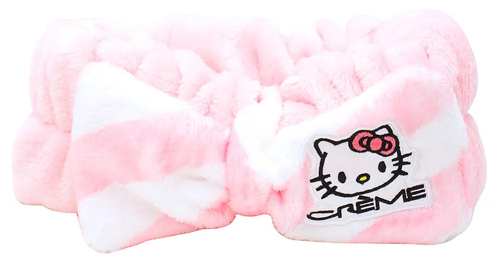 Joia Hello Kitty Plush Spa Headband – Soft & Comfy Hair Holder JOIA TRADING CO.