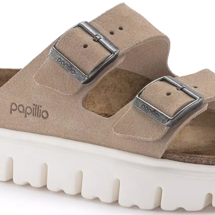 Birkenstock Arizona Chunky – Suede Platform Sandals with Contoured Footbed BIRKENSTOCK