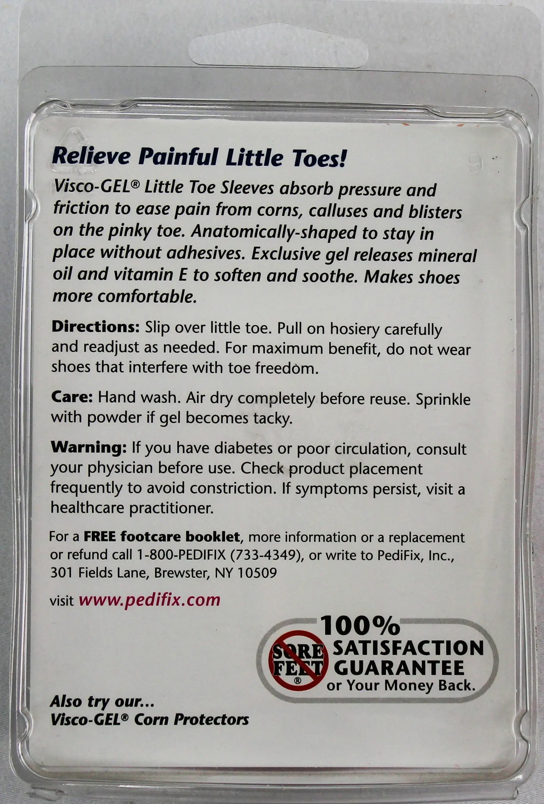 Gel Little Toe Sleeves PEDIFIX