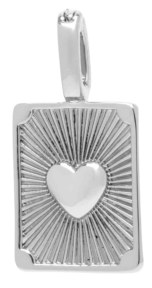 Pura Vida Harper Texture Heart Charm – Dimensional Romantic Jewelry PURA VIDA BRACELETS