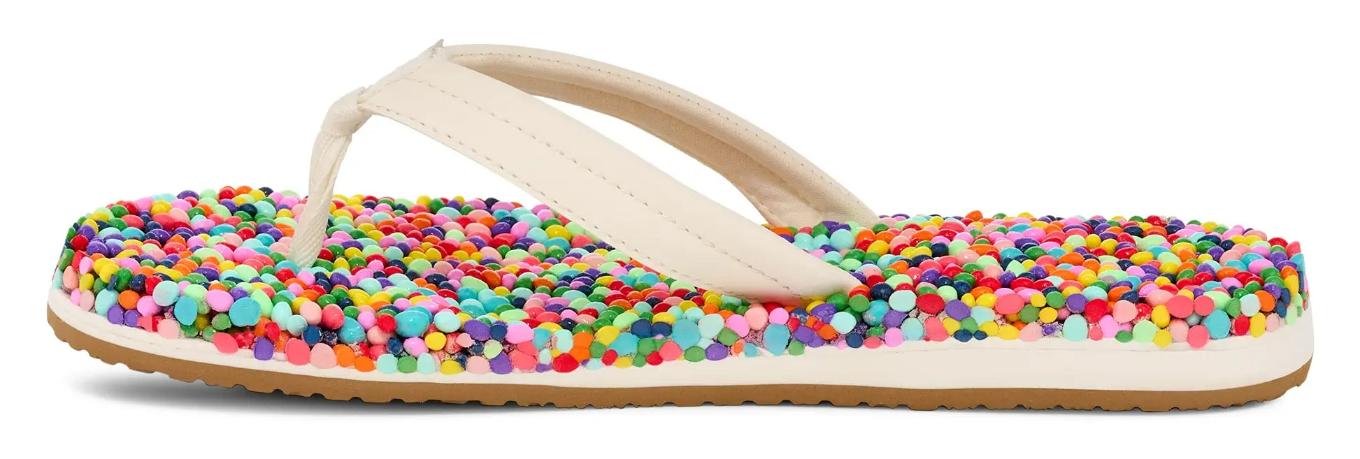 Women's Sanuk Bubblecush Sandals – Beach Fun Cushion Flip Flops SANUK