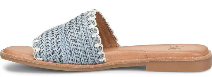 Women's Sofft Elsa Slide Sandals – Woven Summer Flat Sandals SOFFT