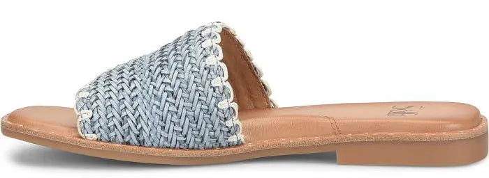 Women's Sofft Elsa Slide Sandals – Woven Summer Flat Sandals SOFFT