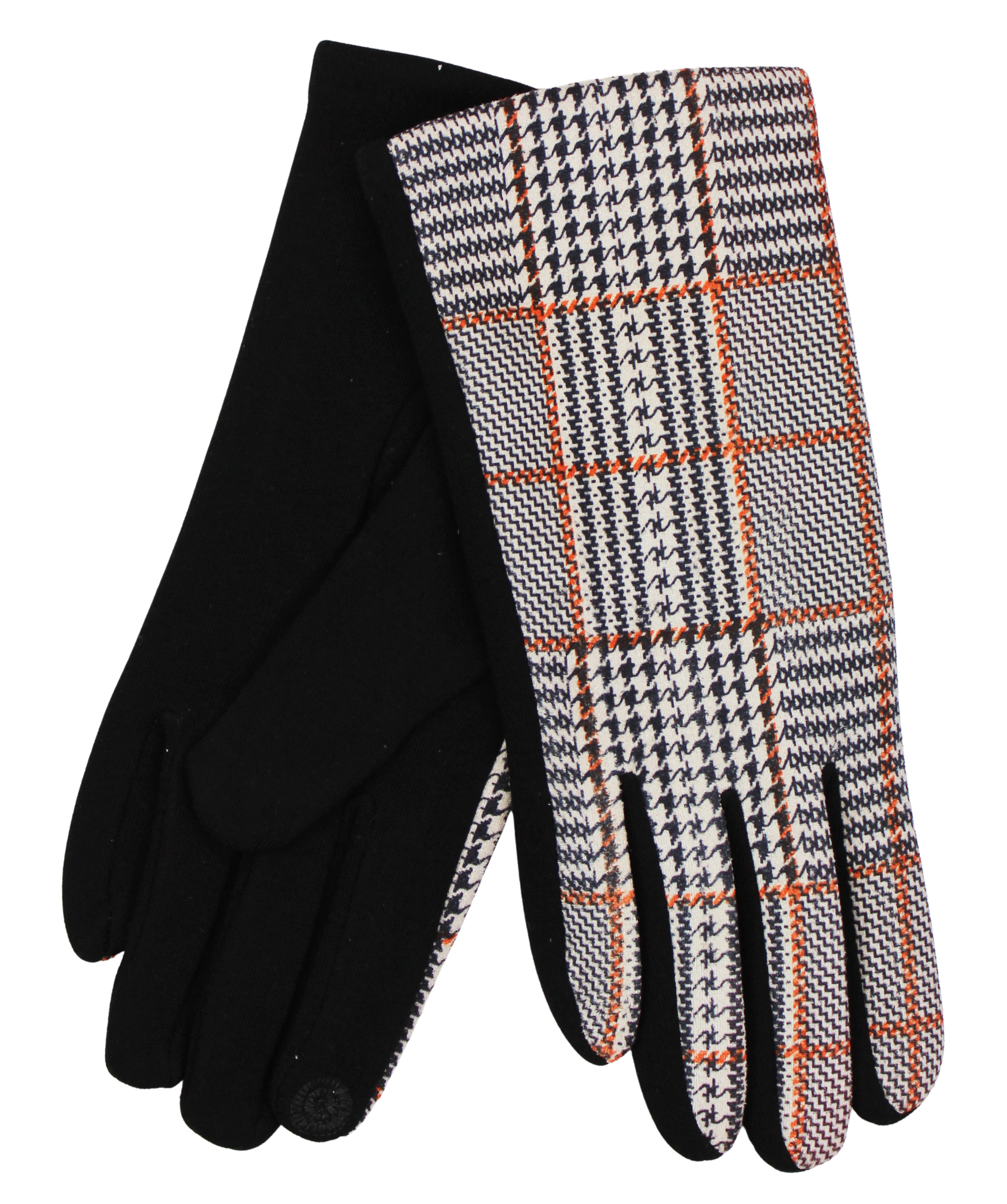Joia Houndstooth Heritage Gloves – Classic Winter Style & Comfort JOIA TRADING CO.