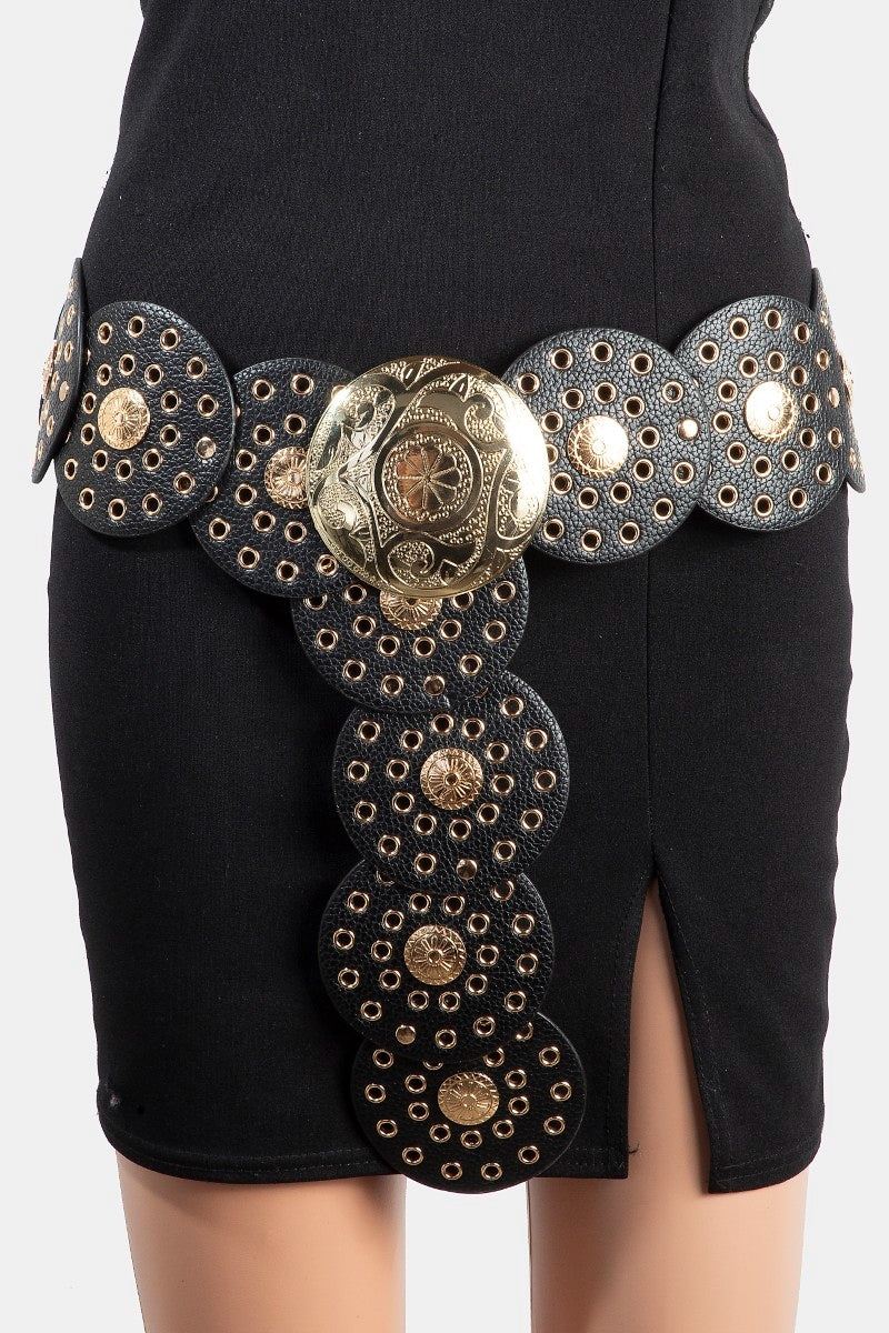 Fame Gypsy Grove Belt – Boho Disc Chain Belt FAME ACCESSORIES