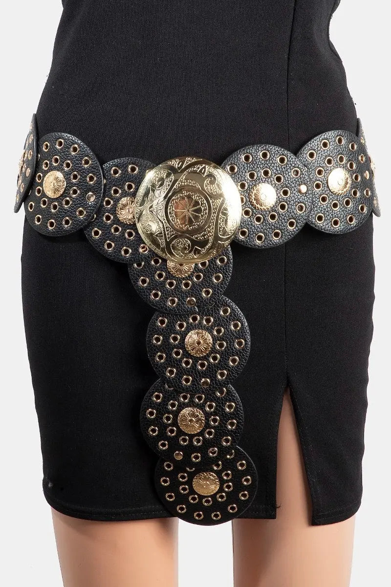 Fame Gypsy Grove Belt – Boho Disc Chain Belt FAME ACCESSORIES