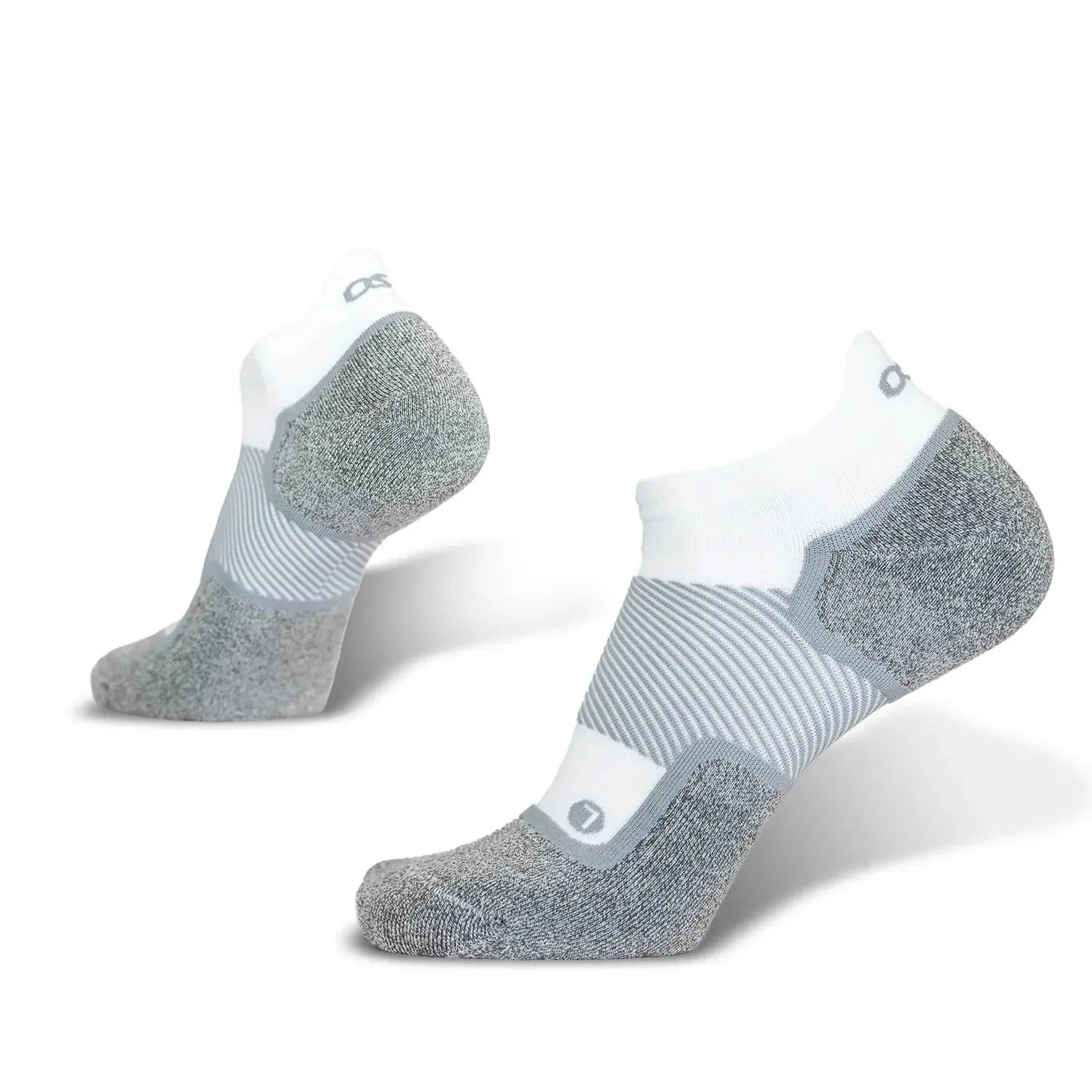 OS1st Wellness No Show Socks – Diabetic-Friendly Low Cut Support WHITE / XXL OS1st