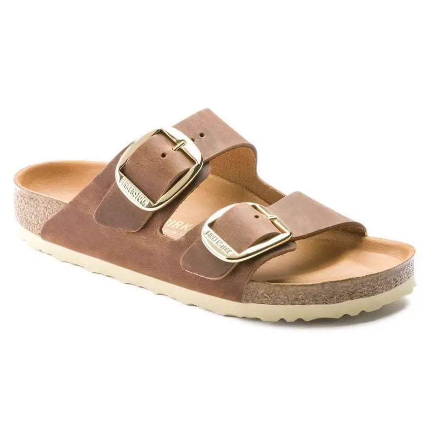 Birkenstock Arizona Big Buckle – Iconic Comfort with a Bold Twist - COGNAC-LEATHER-R-41 - BIRKENSTOCK
