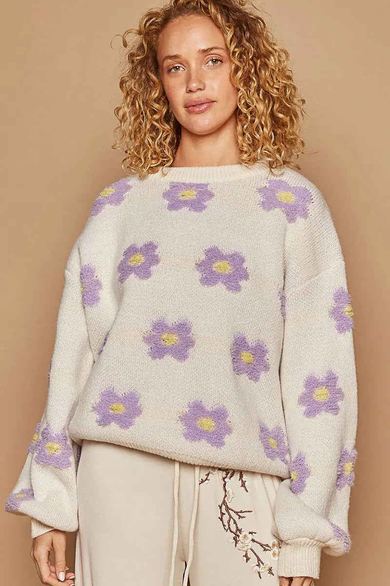POL Dancing With Daisies Sweater – Cozy, Playful & Effortlessly Chic