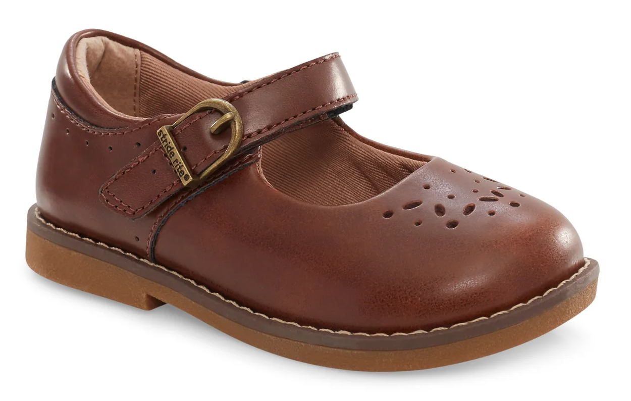 Toddler Stride Rite Mara – Mary Janes Leather & Memory Foam Comfort STRIDERITE