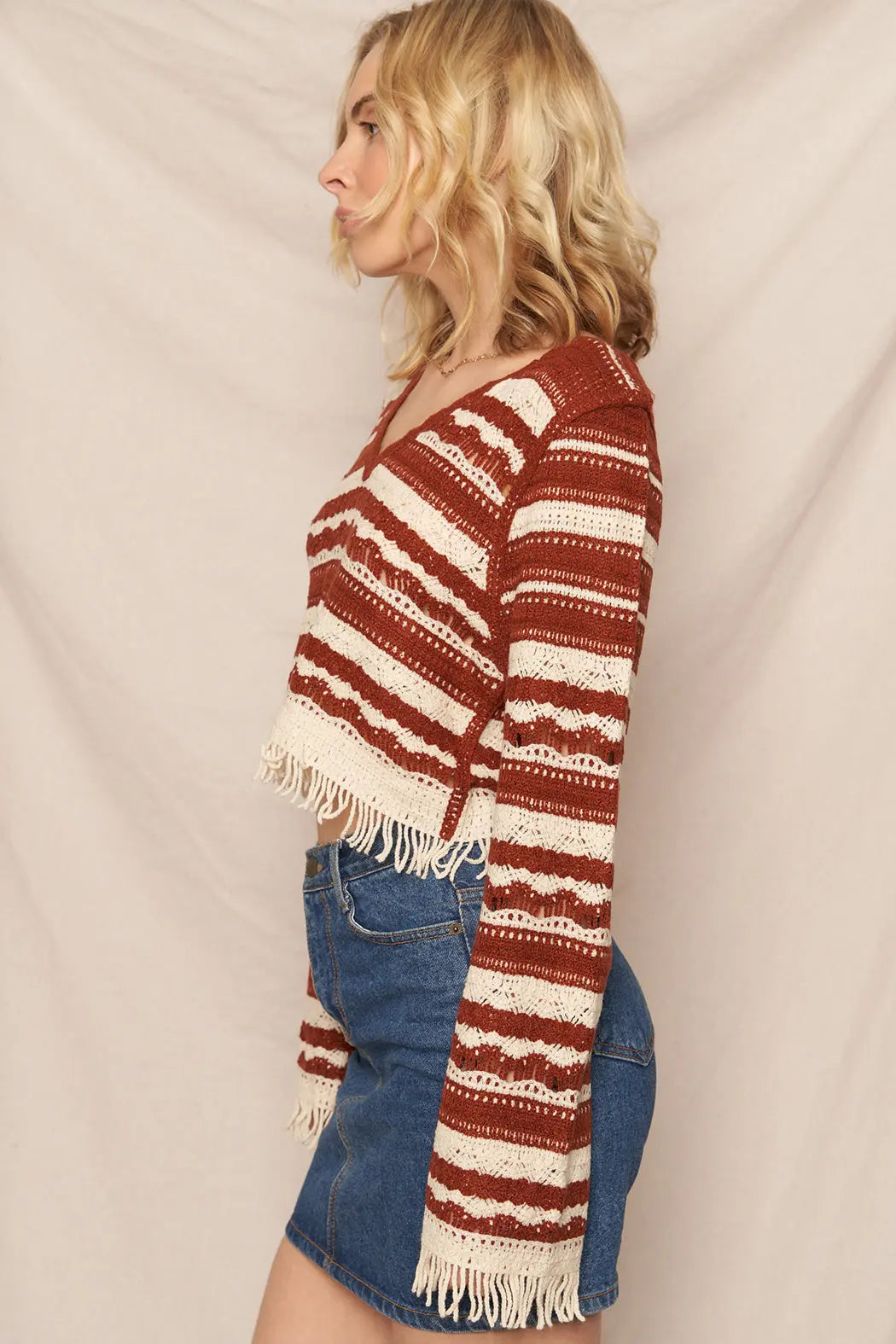Love on an Island Top EN CREME