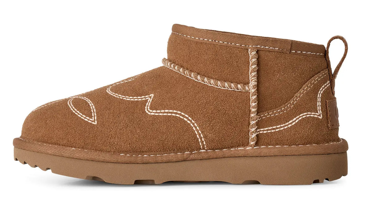 Kid’s UGG Classic Ultra Mini Western – Cozy Comfort with a Wild West Twist Product variant