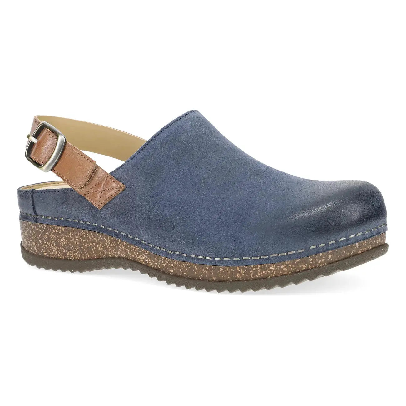 Women's Merrin Burnished Suede BLUE-M-39 DANSKO