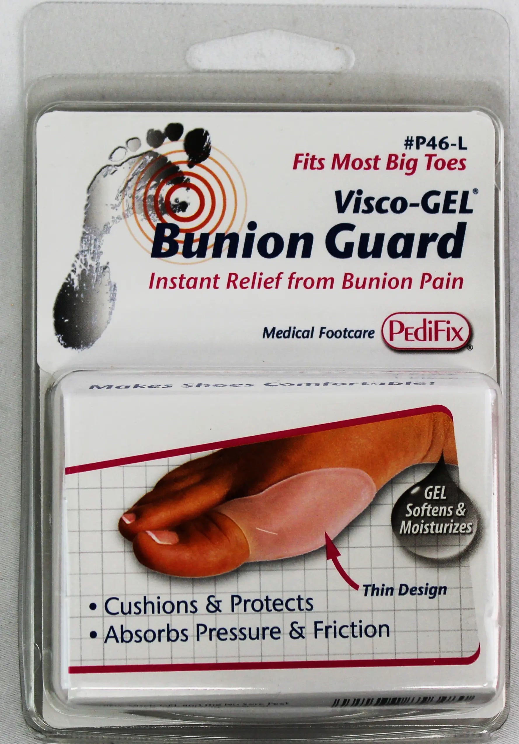 PediFix Visco-GEL Bunion Guard – Cushioned Relief for Bunion Discomfort PEDIFIX