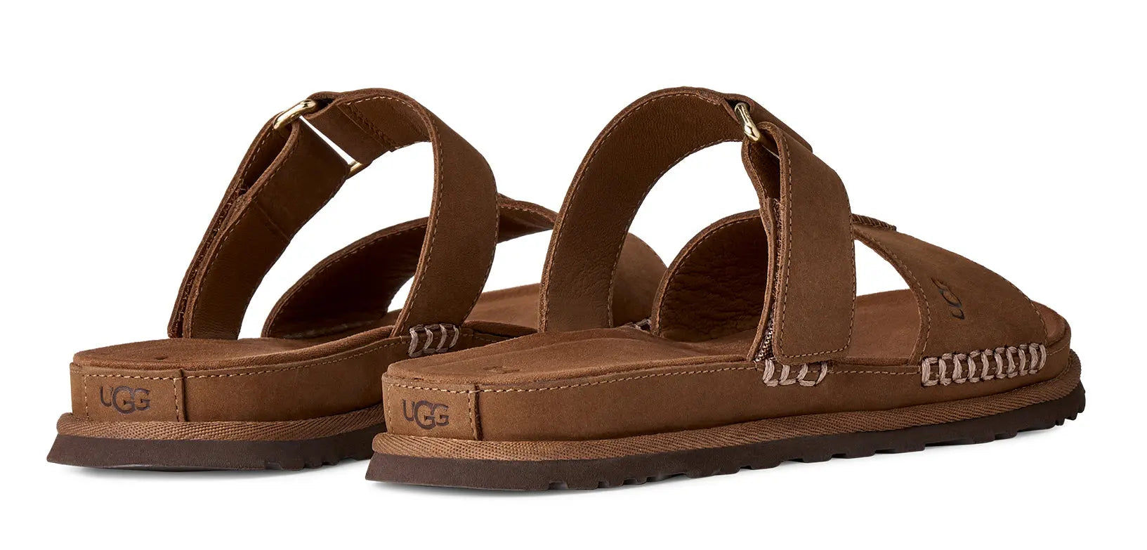 Women's UGG GoldenGaze Slide – Leather Summer Slide Sandals UGG