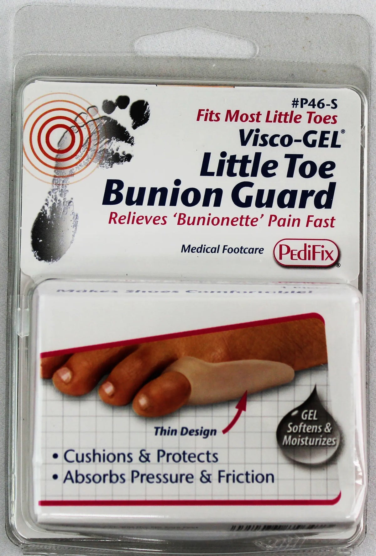 PediFix Visco-GEL Little Toe Bunion Guard – Cushion & Protect Bunionettes PEDIFIX