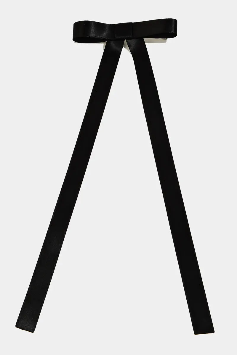 Fame Ribbon Clip – Long Tail Bow Hair Accessory FAME ACCESSORIES
