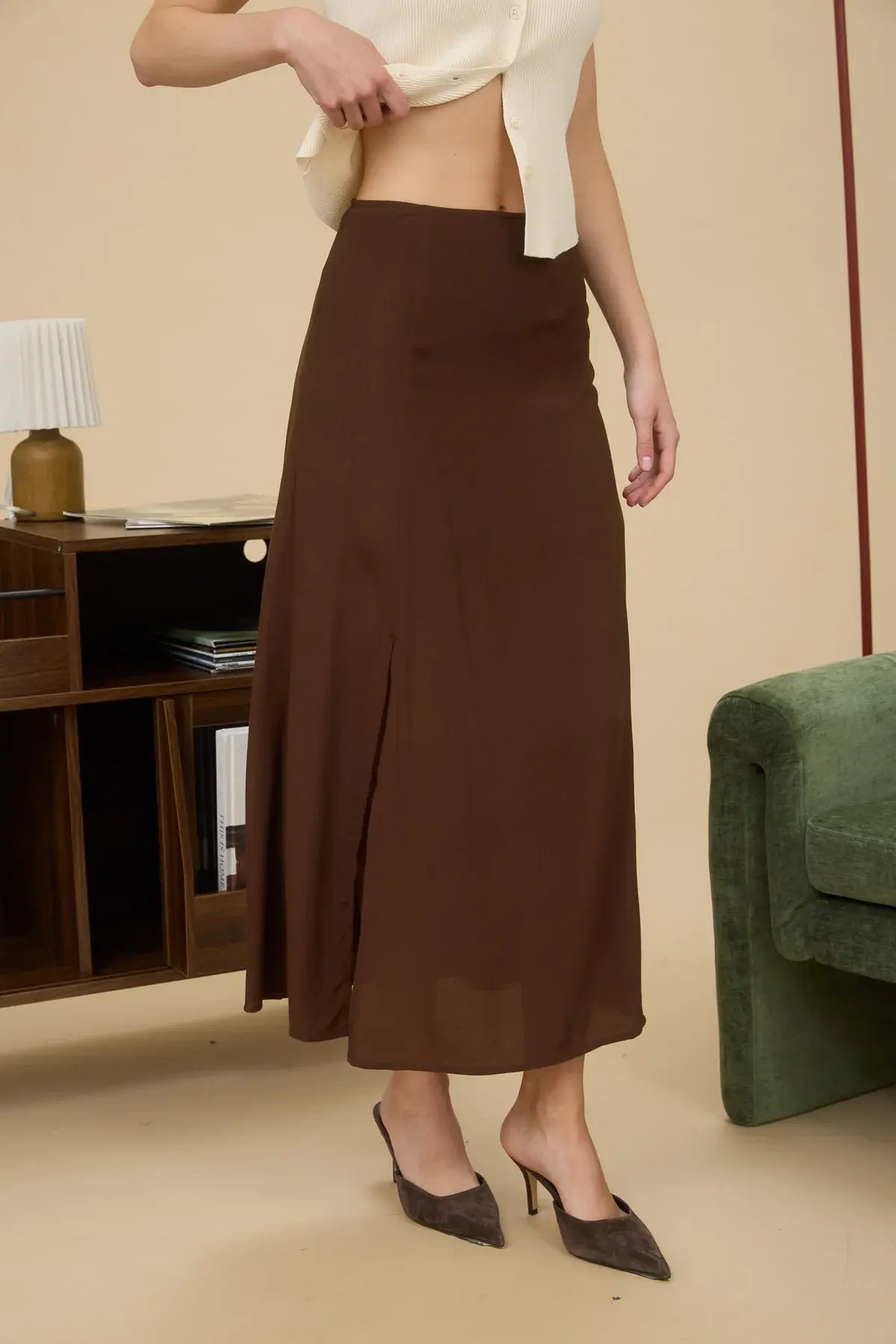 DAISY DRIFT MIDI SKIRT BLU PEPPER