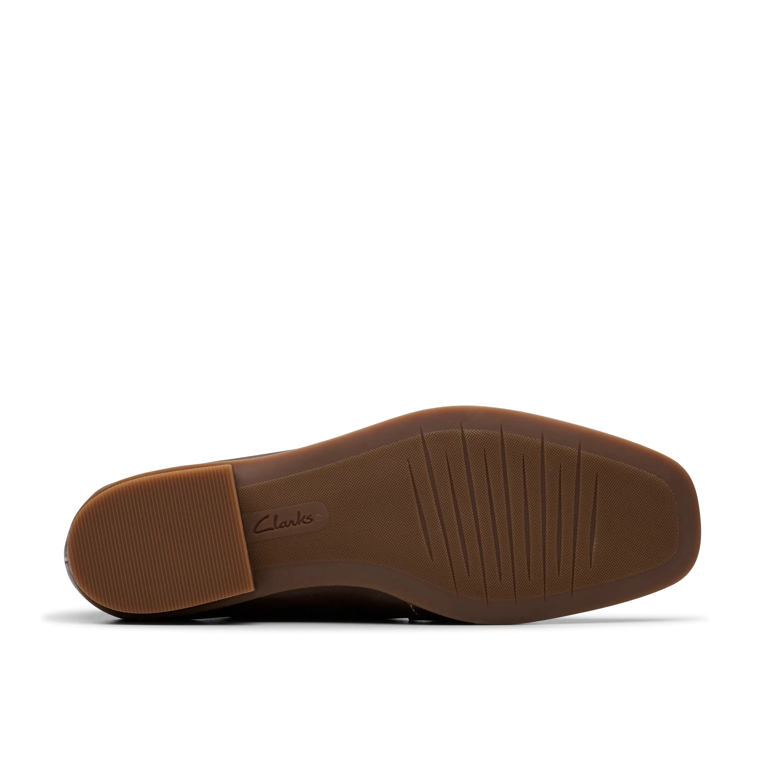 Clarks Women’s Sarafyna Iris – Leather Loafer with Chain Detail CLARKS