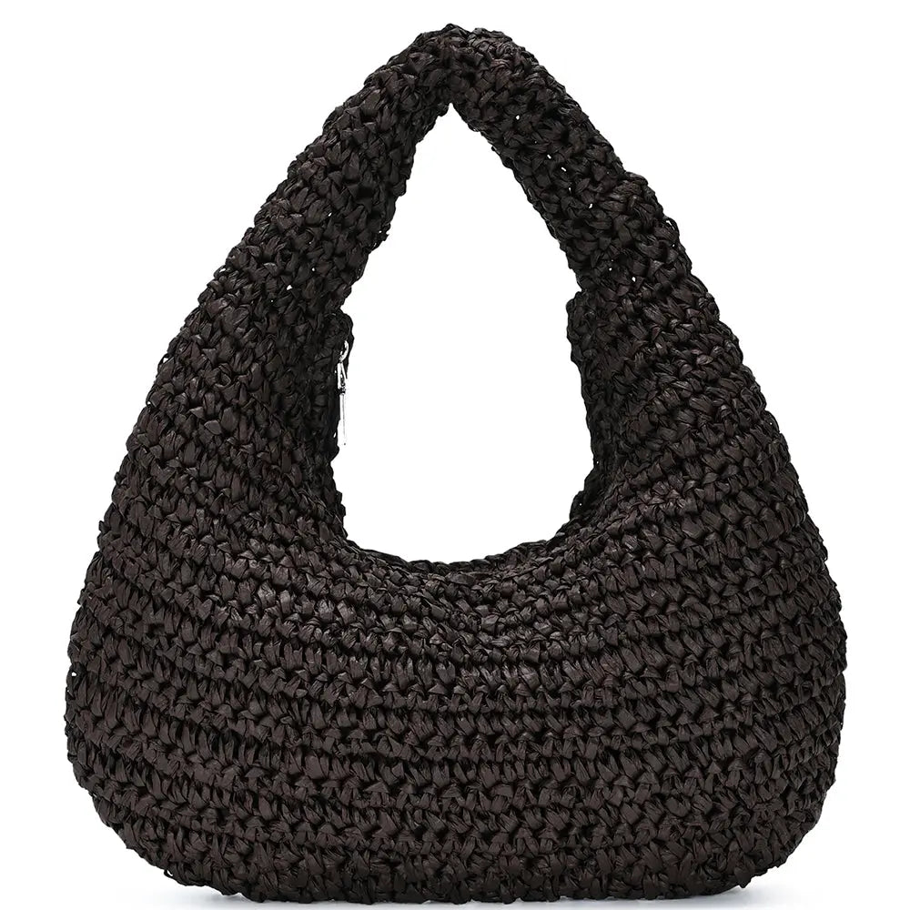 Joia Sunlit Shore Bag – Woven Hobo Beach Style JOIA TRADING CO.