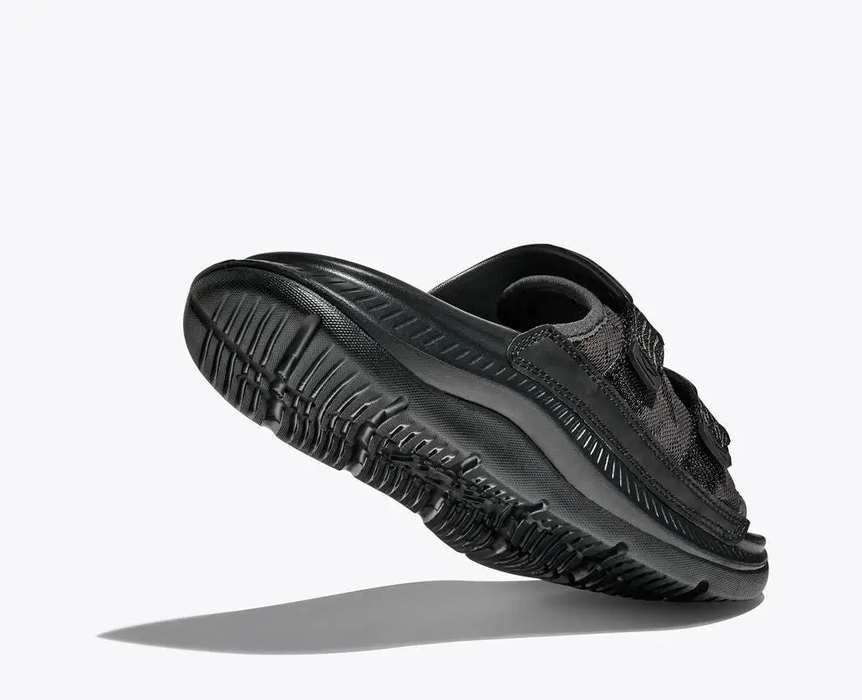 Unisex Hoka Ora Luxe – Premium Recovery Slide with Adjustable Ariaprene Strap & Cushioned Support
