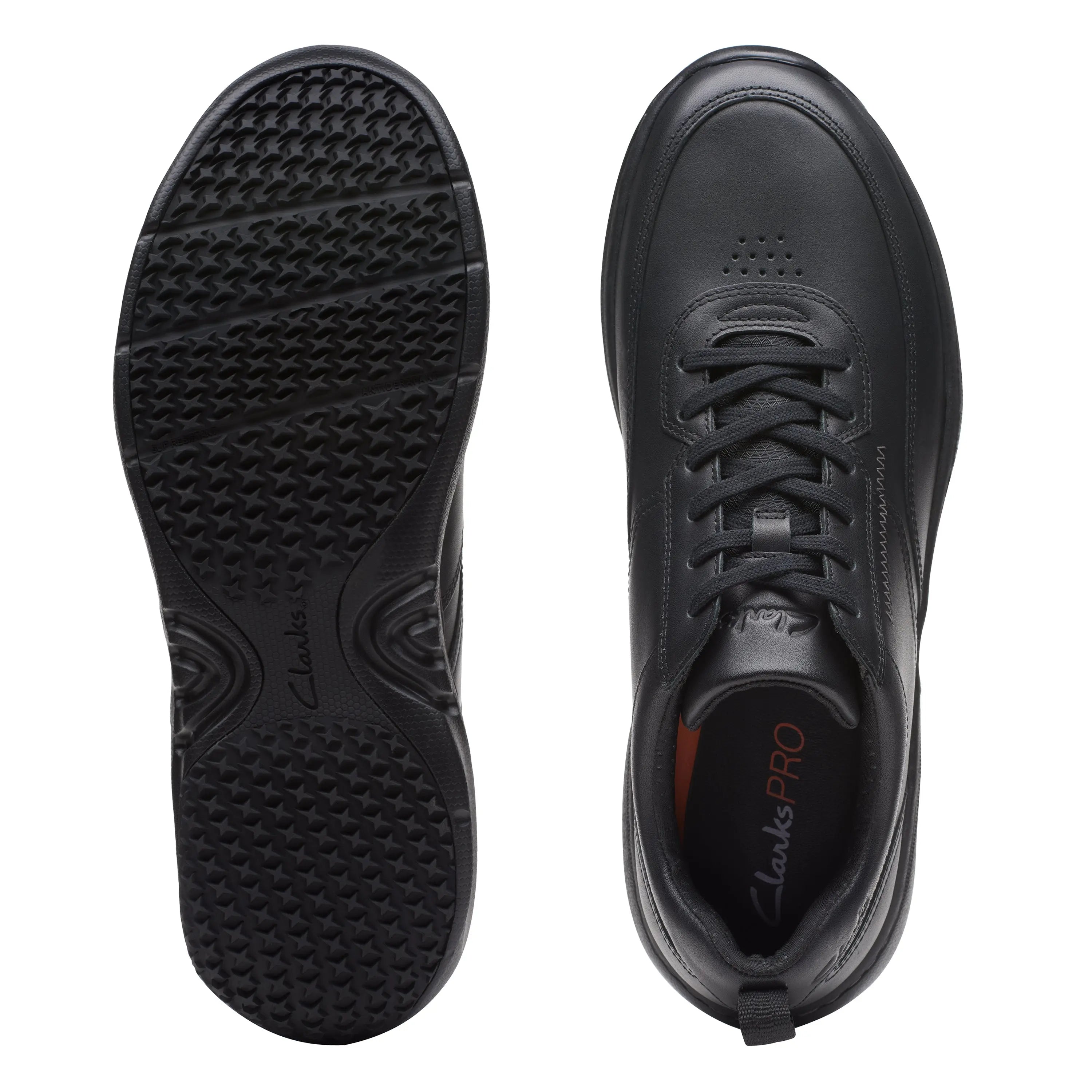Men's Clarks Pro Lace – The Ultimate Work Sneaker for All-Day Comfort & Support