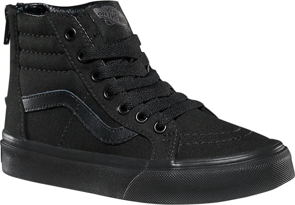 Kids’ Vans Pop Check Sk8-Hi Zip – Classic High-Top with Easy Zip Entry