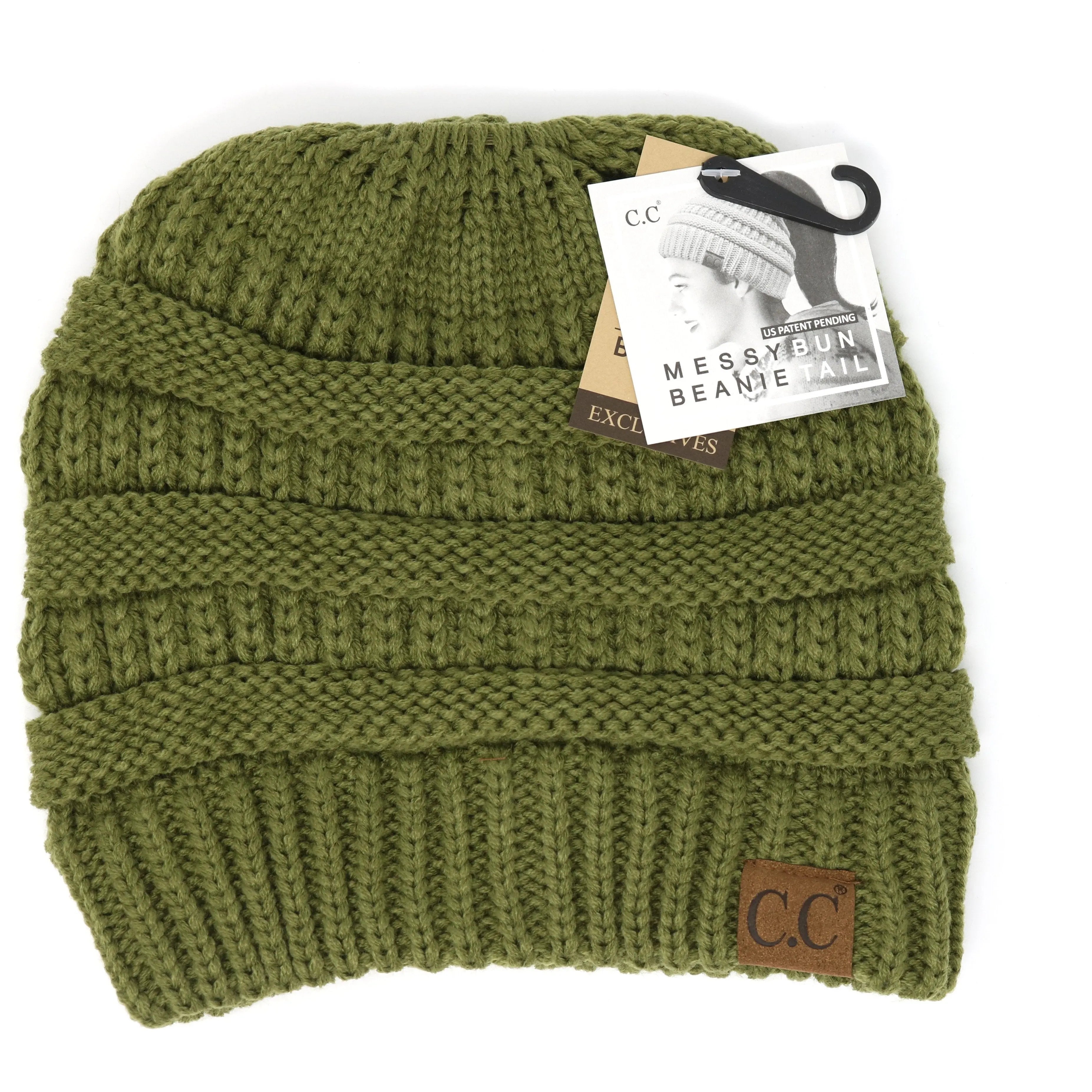 Women’s Beanie Tail CC Beanie – The Original Messy Bun Beanie