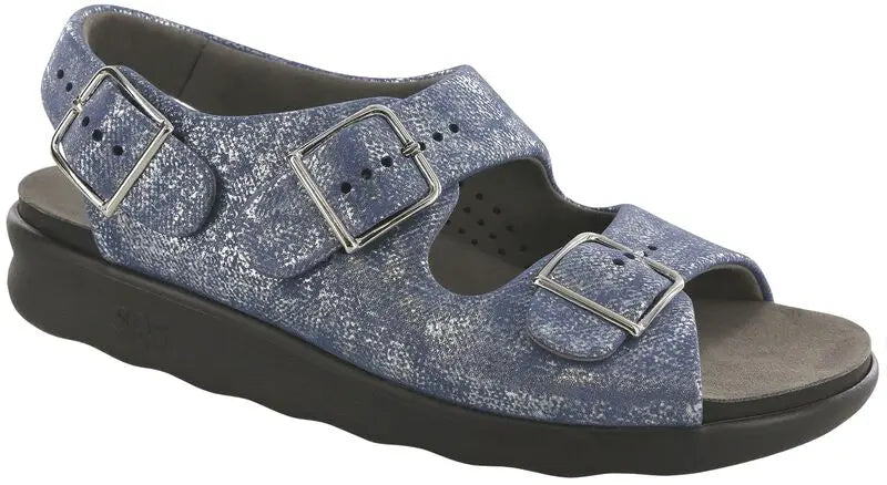 Women’s SAS Relaxed – Adjustable Leather Sandal with Soft Cushioning