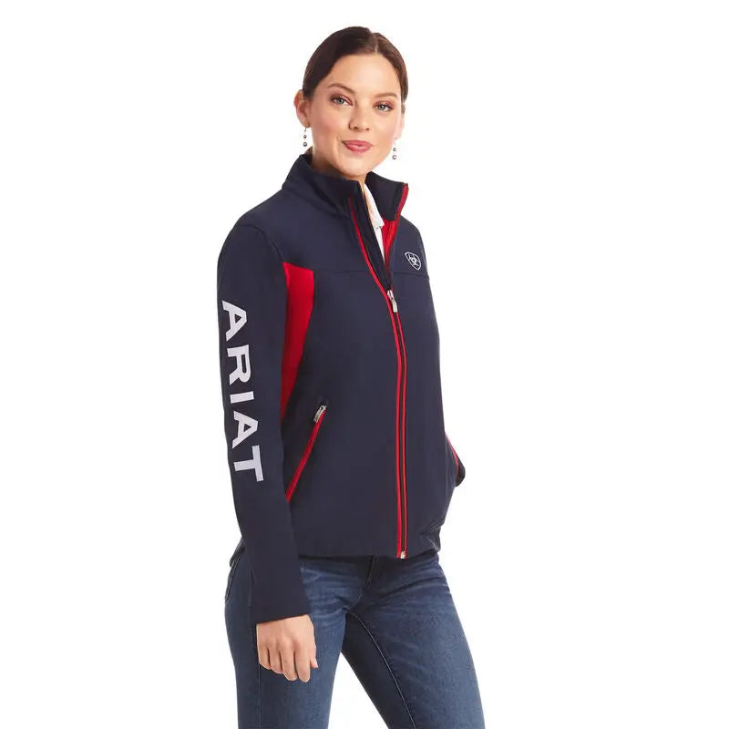 Women’s Ariat New Team Softshell Jacket – Stylish, Weather-Resistant & Versatile
