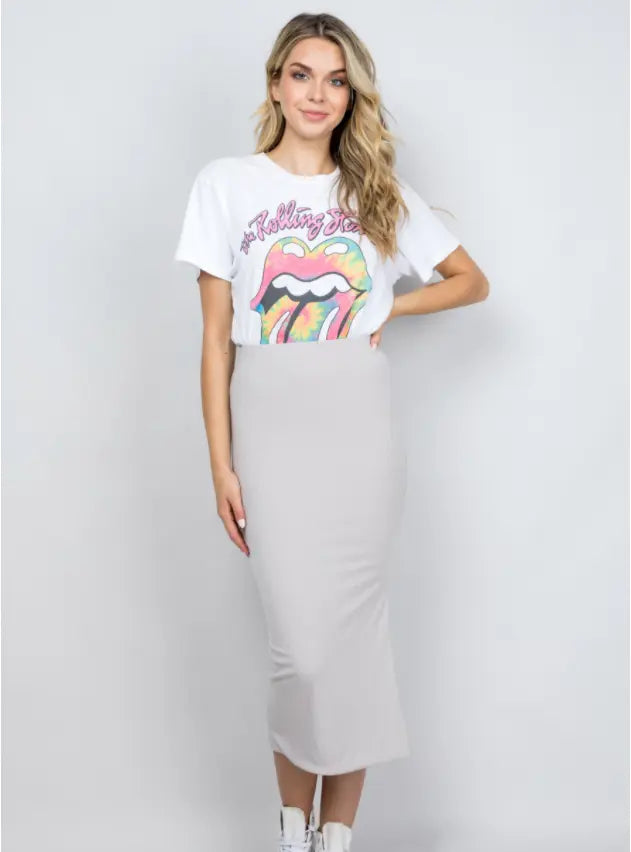 Side Slit Midi Skirt – Chic, Versatile & Effortlessly Stylish