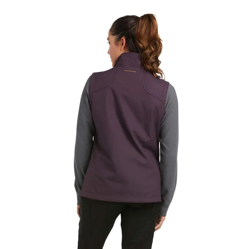 Women’s Ariat Rebar Stretch Canvas Softshell Vest – Durable, Flexible & Weather-Resistant