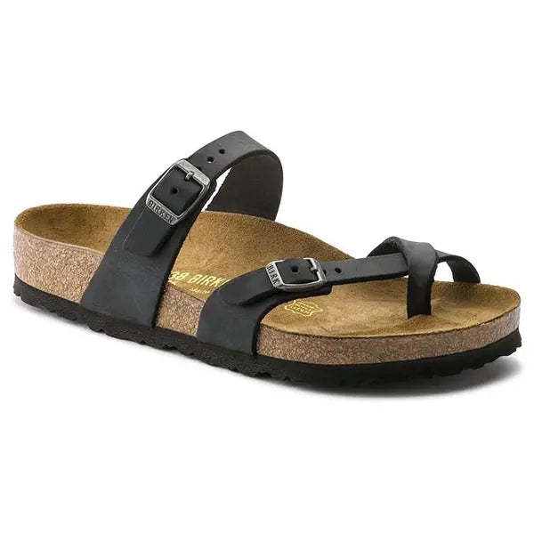Women’s Birkenstock Mayari Oiled Leather – Elegant Sandal with Supportive Comfort
