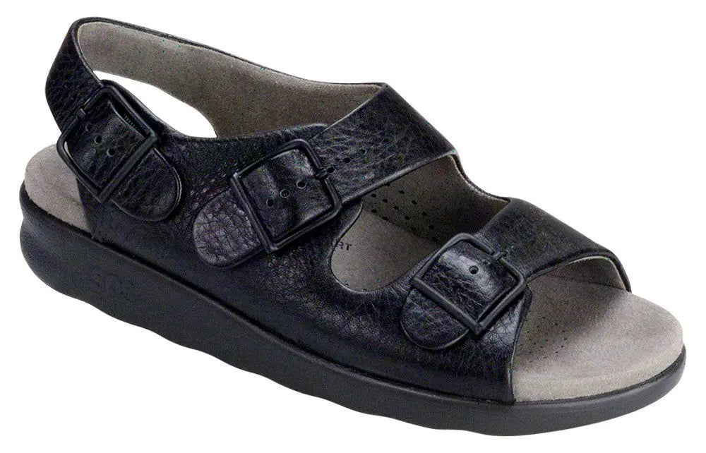 Women’s SAS Relaxed – Adjustable Leather Sandal with Soft Cushioning