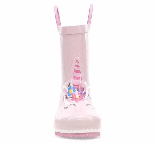 Kids’ Washington Shoe Unity Unicorn Boots – Waterproof Glitter Rain Boots