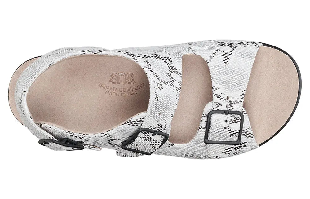Women’s SAS Relaxed – Adjustable Leather Sandal with Soft Cushioning