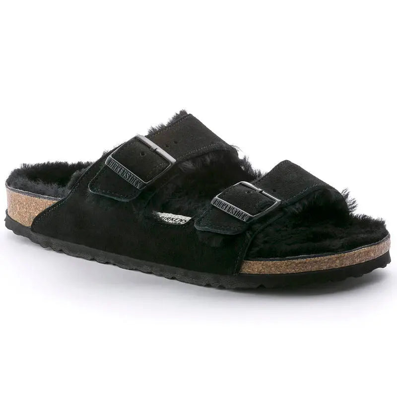 Women’s Birkenstock Arizona Shearling – Cozy Suede Sandal with Plush Lining