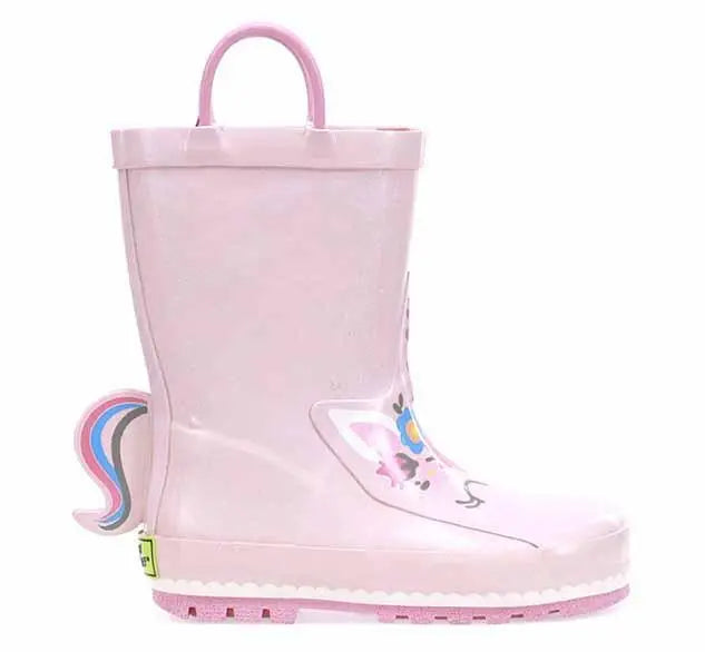 Kids’ Washington Shoe Unity Unicorn Boots – Waterproof Glitter Rain Boots