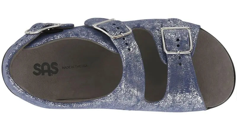 Women’s SAS Relaxed – Adjustable Leather Sandal with Soft Cushioning