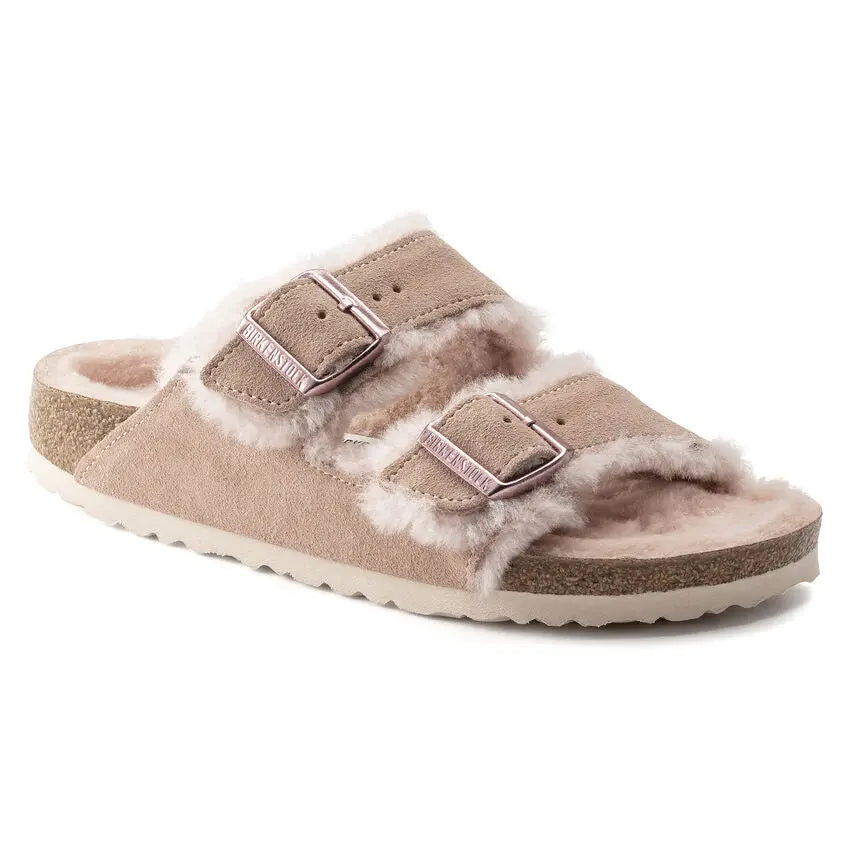 Women’s Birkenstock Arizona Shearling – Cozy Suede Sandal with Plush Lining